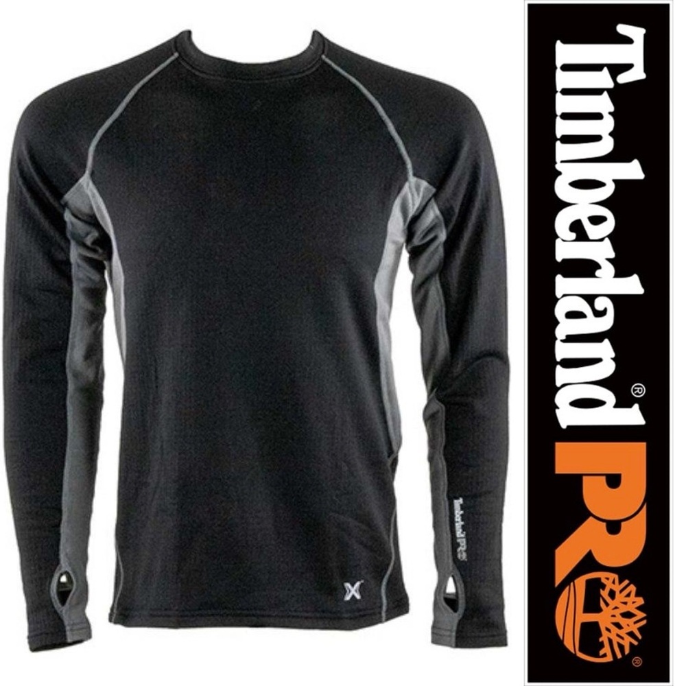 Timberland Pro Base Layer Heavy Warm Skim Coat Thermal Top , Size: LG, XL